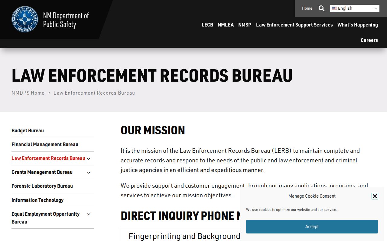 Quay County active warrant records, New Mexico DPS records bureau